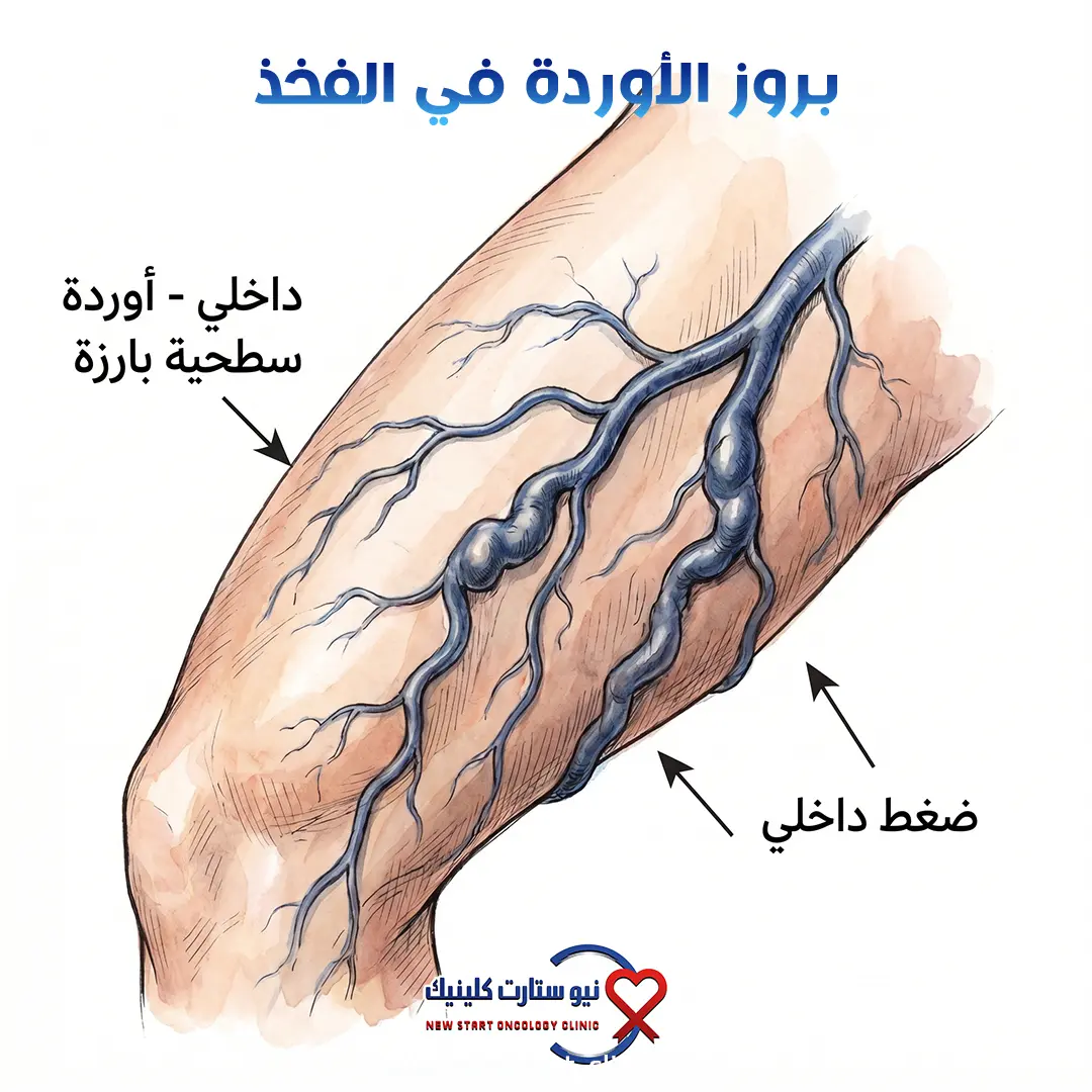 سرطان الفخذ بالصور