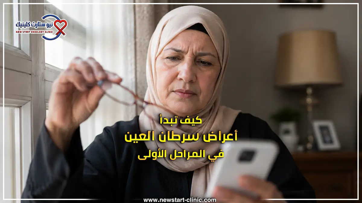 كيف تبدأ أعراض سرطان العين في المراحل الأولى