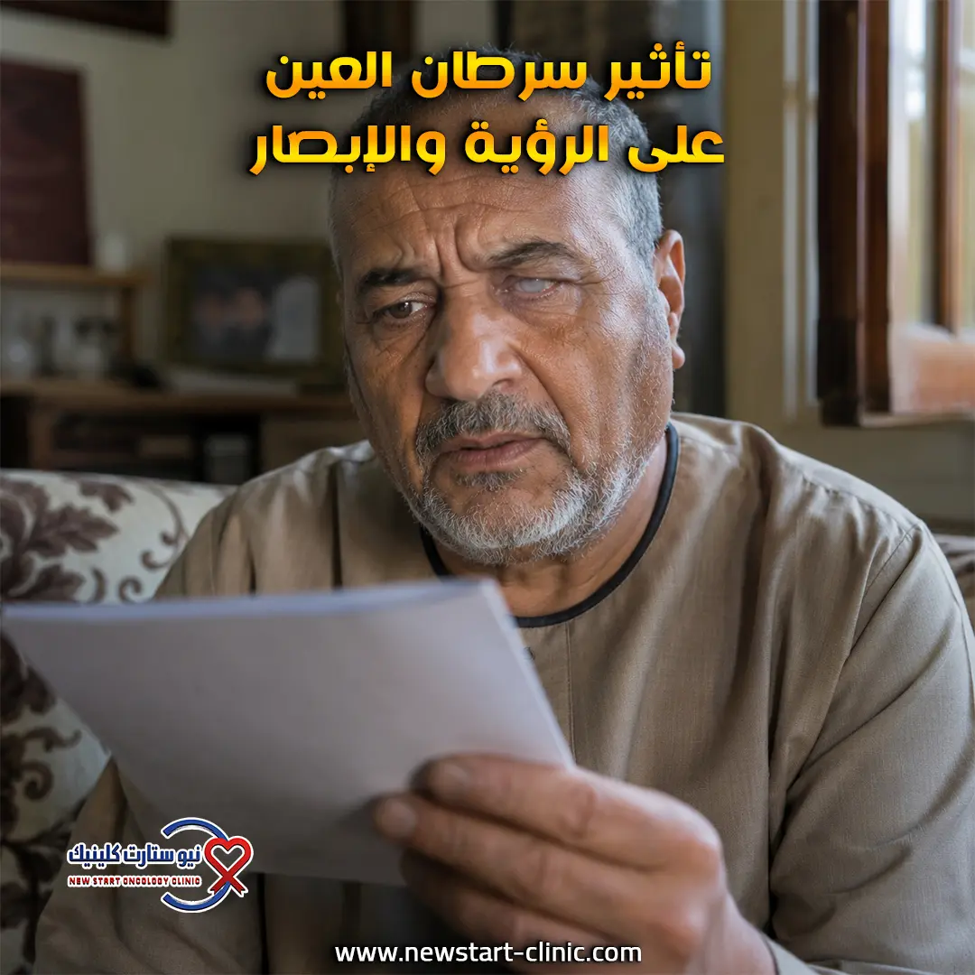 تأثير سرطان العين على الرؤية والإبصار