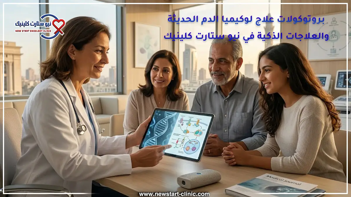 بروتوكولات علاج لوكيميا الدم الحديثة والعلاجات الذكية في نيو ستارت كلينيك.