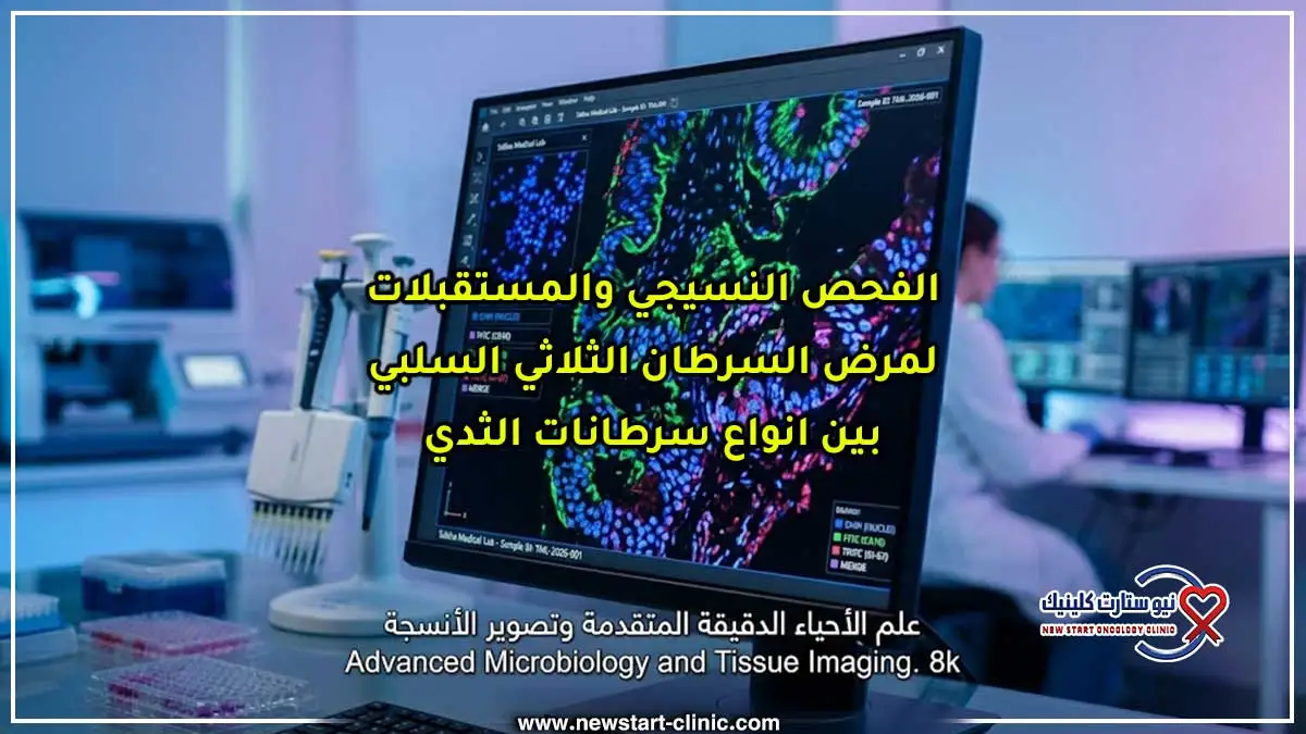 الفحص النسيجي والمستقبلات لمرض السرطان الثلاثي السلبي بين انواع سرطانات الثدي