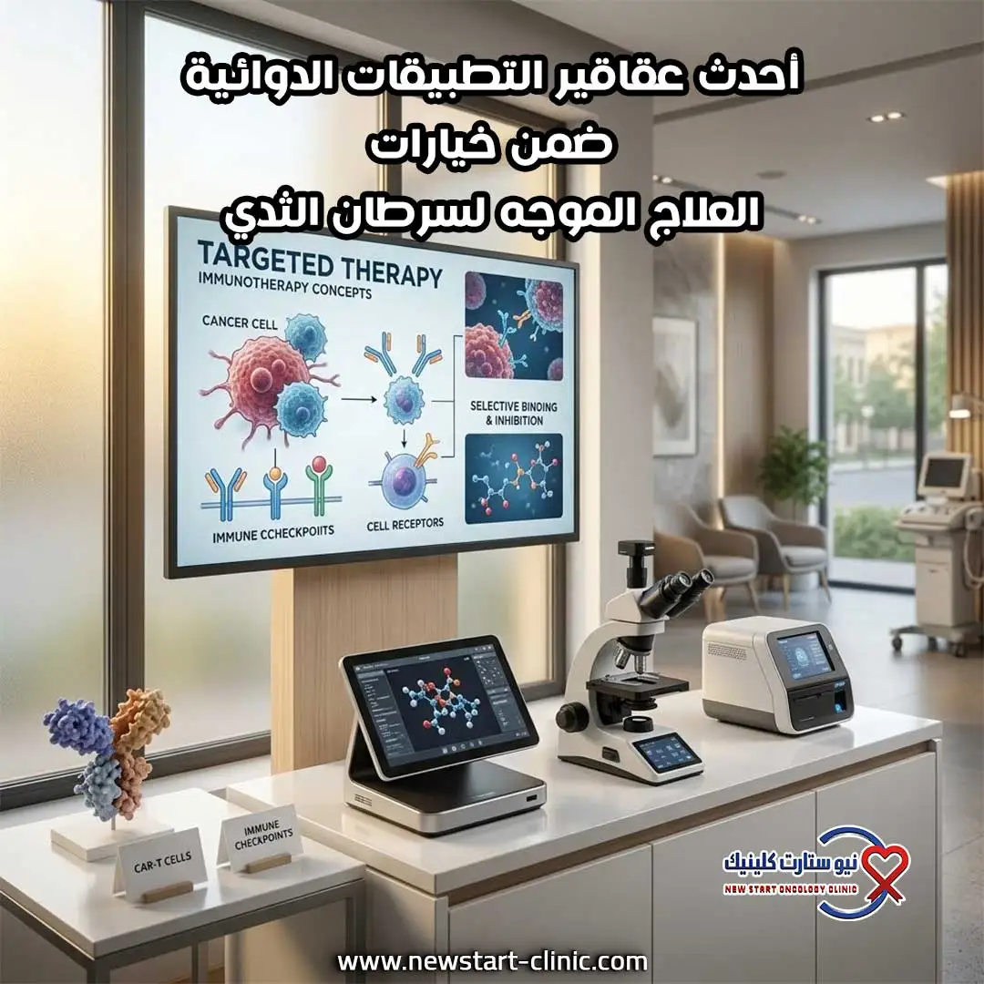 أحدث عقاقير التطبيقات الدوائية ضمن خيارات العلاج الموجه لسرطان الثدي